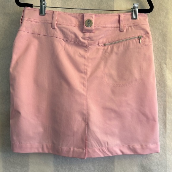 GG Blue Linx Skort pink lined Golf or Tennis skort w/white shorts NWT Sz-8. U9 - Picture 3 of 10